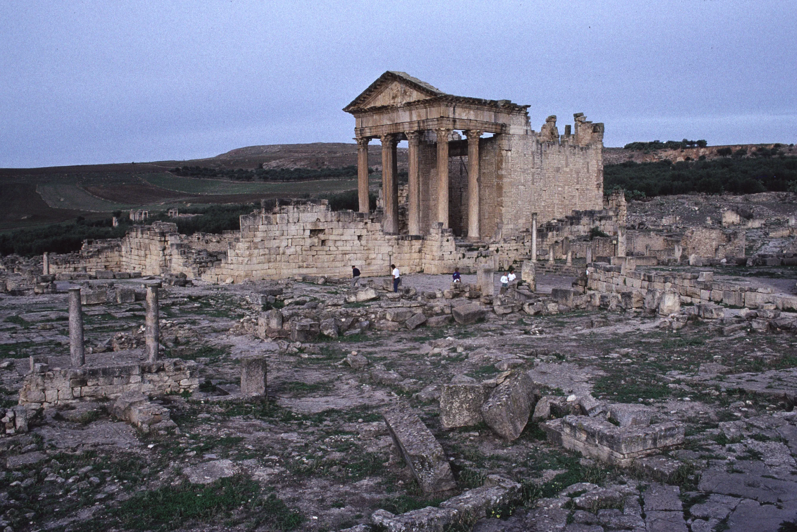 les ruines romaines de Douga