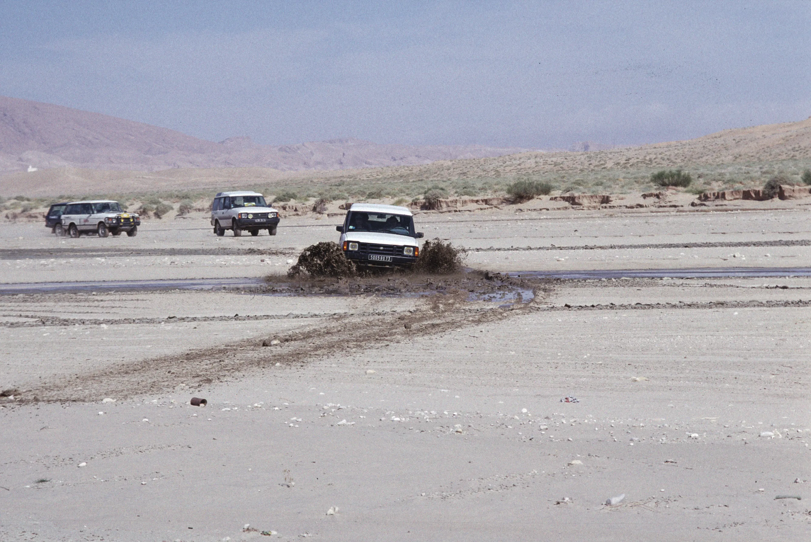 patauge dans l'oued Selja