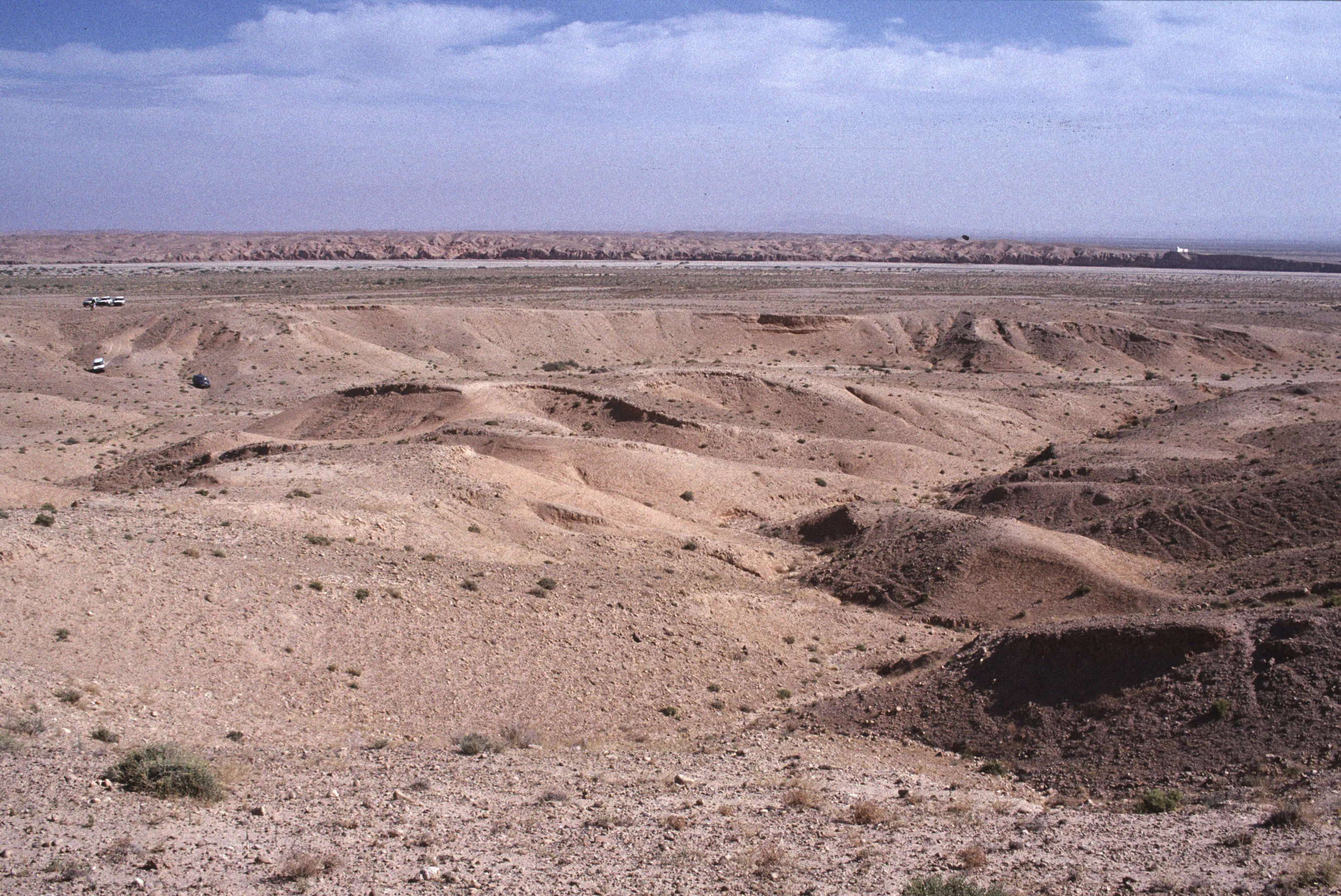 traversée de l'oued Selja entre Gafsa et Metlaoui