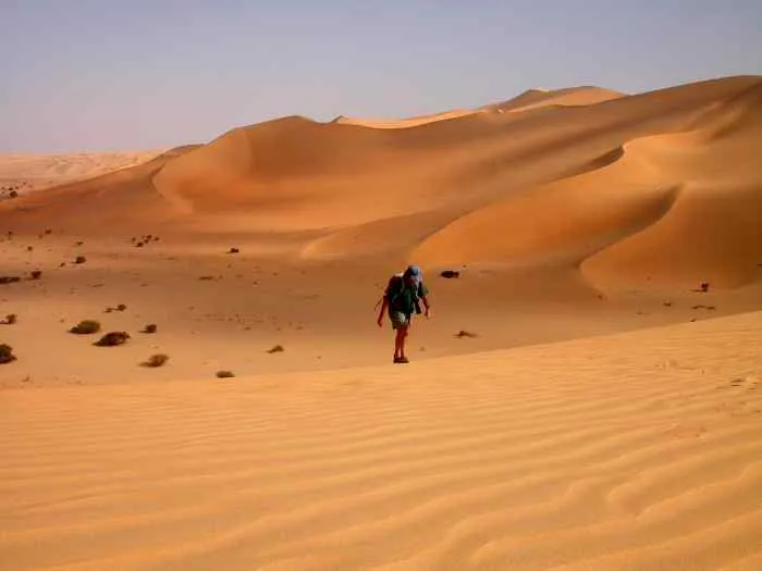 Christian sur la dune Nord de Temet