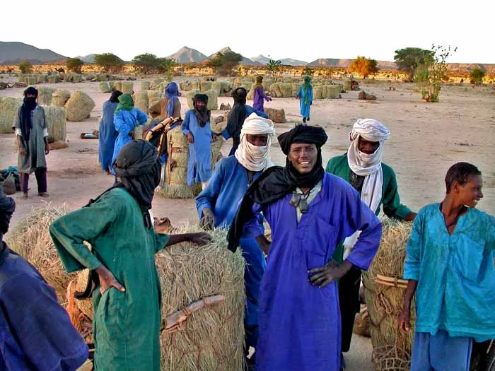 heureux participants, caravanes pour Bilma