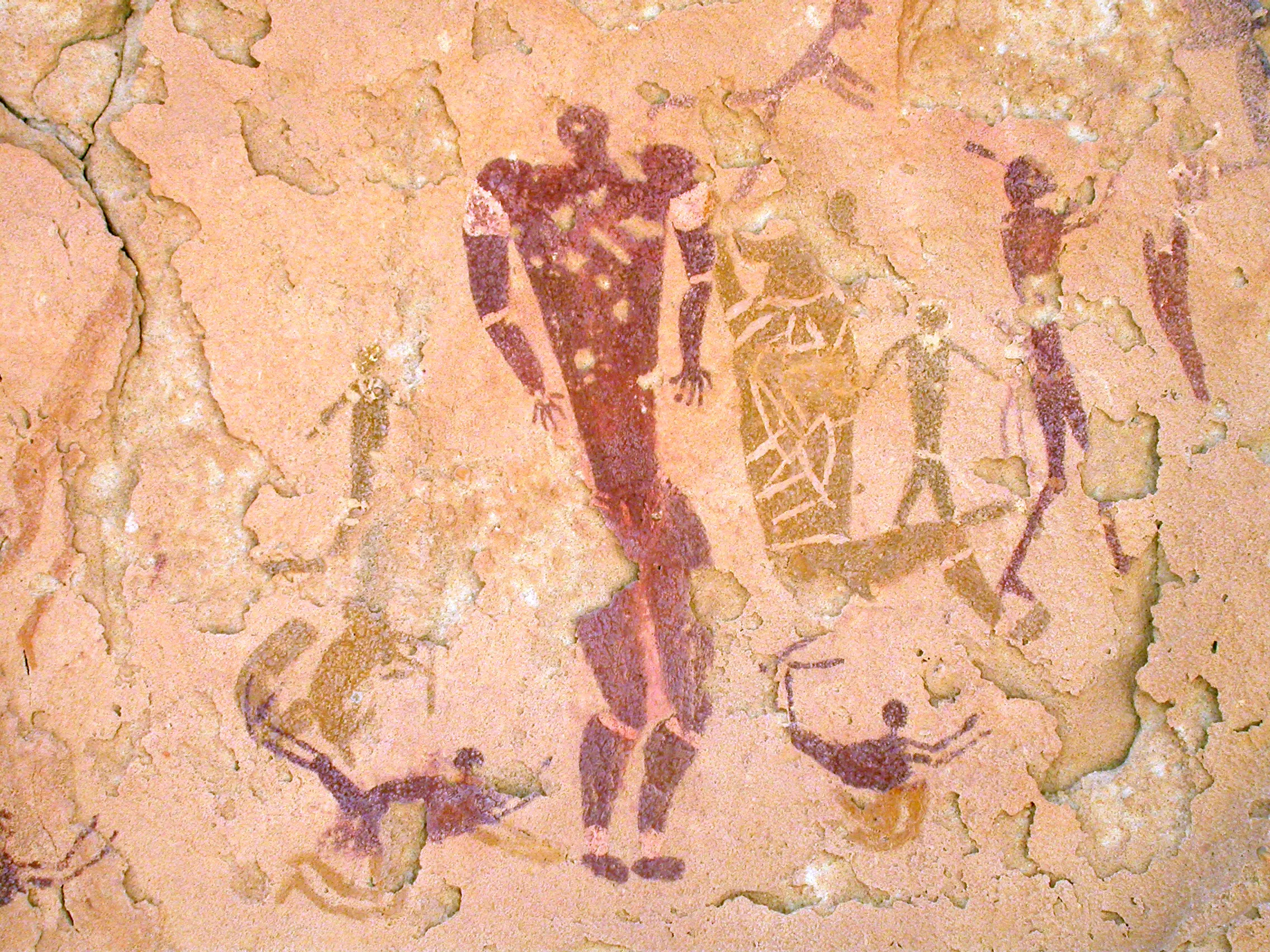 Grotte des Nageurs, wadi Saura