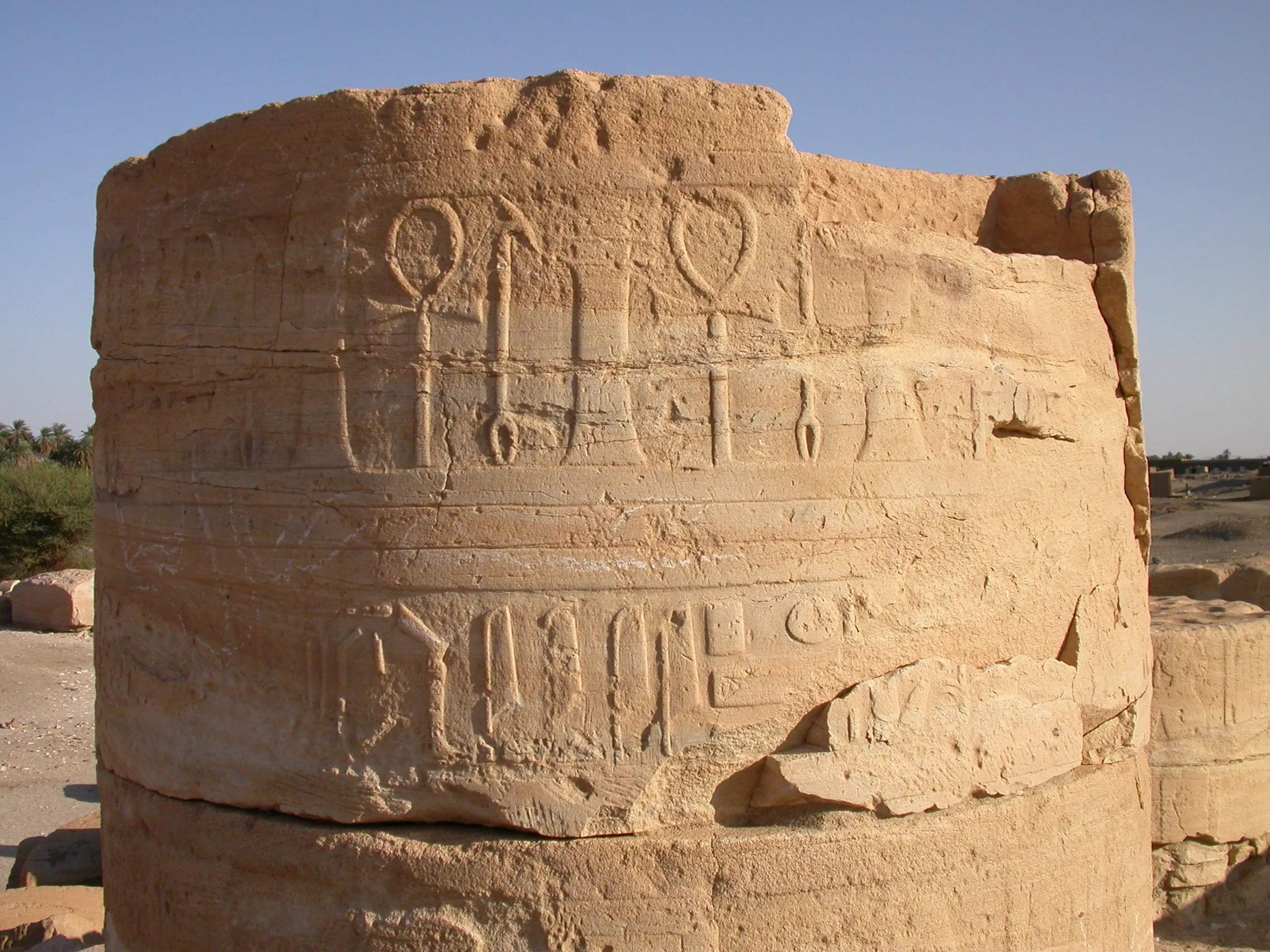 Temple de Sulb, haute Nubie, Soudan