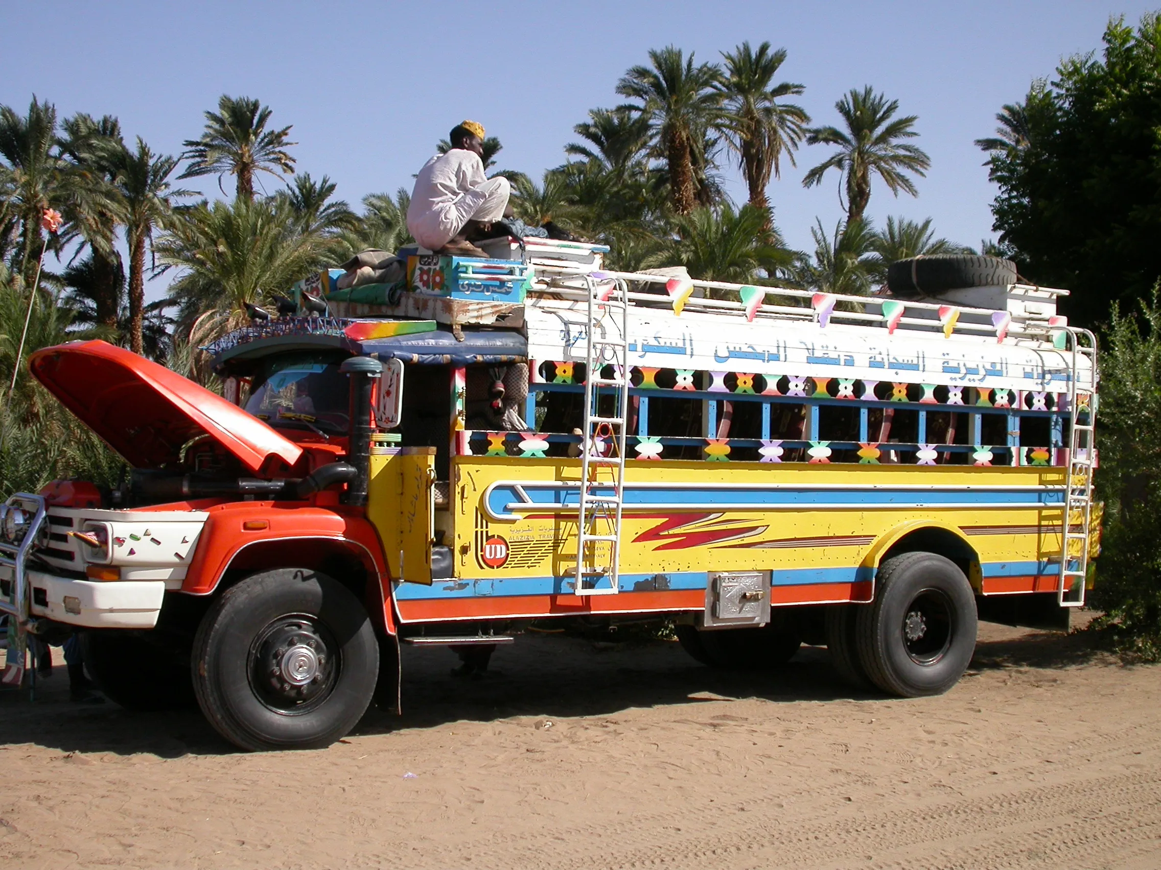 Bus, haute Nubie, Soudan