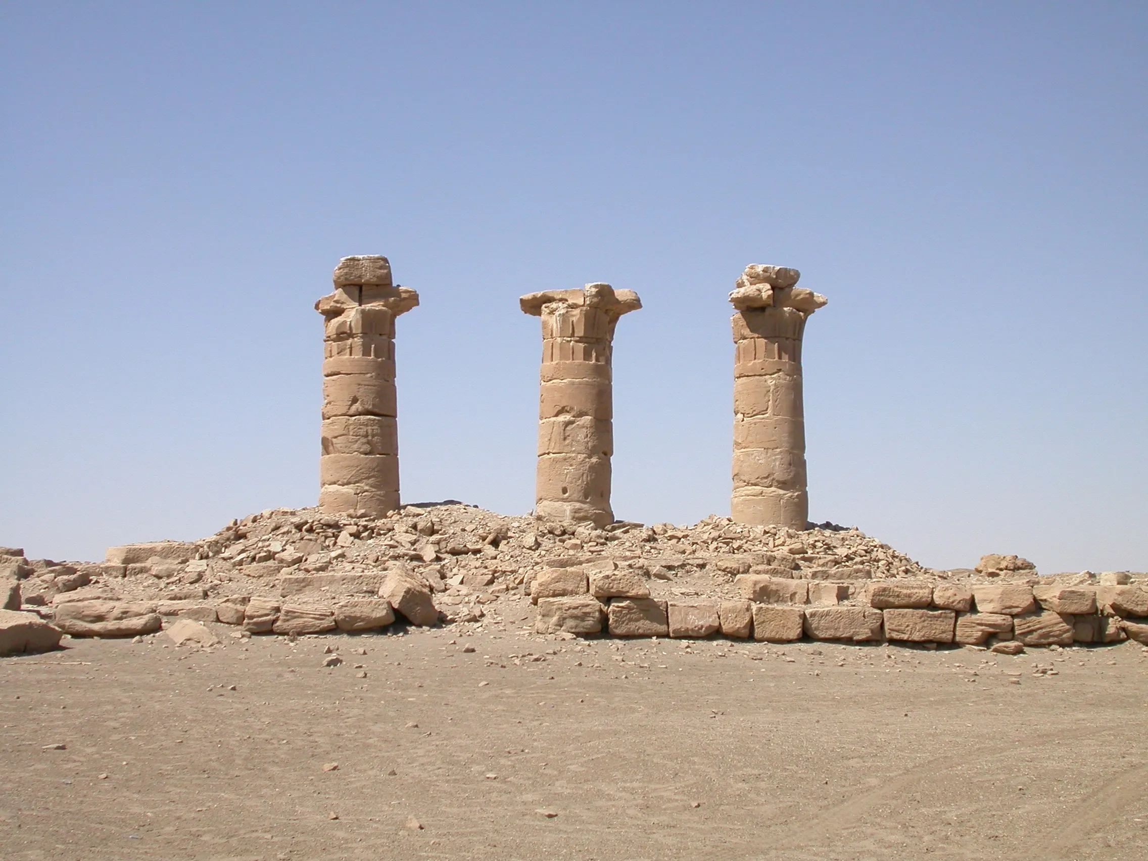 Temple de Sessibi, haute Nubie, Soudan