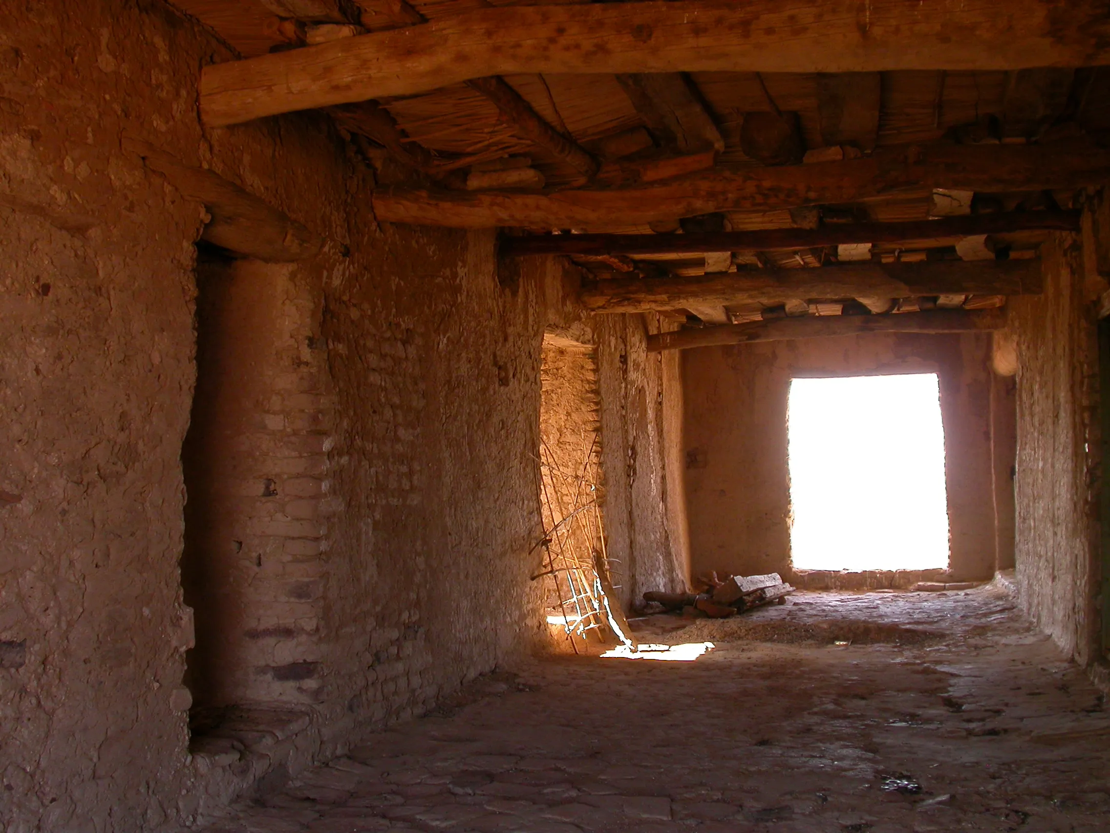 vieux fort, Old Dongola, maintenant il manque 1 m2