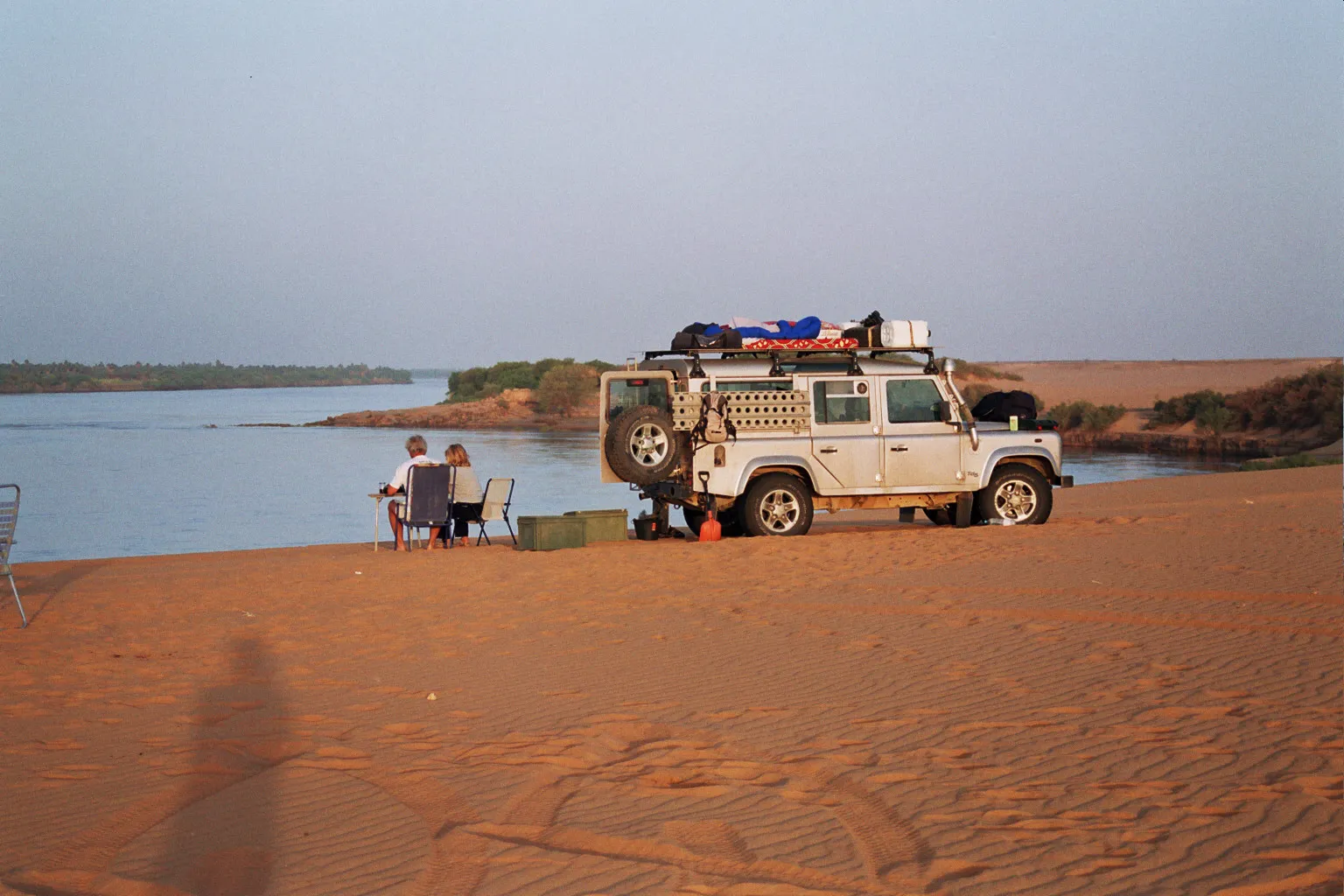 bivouac de rève, sud d'Old Dongola, Soudan