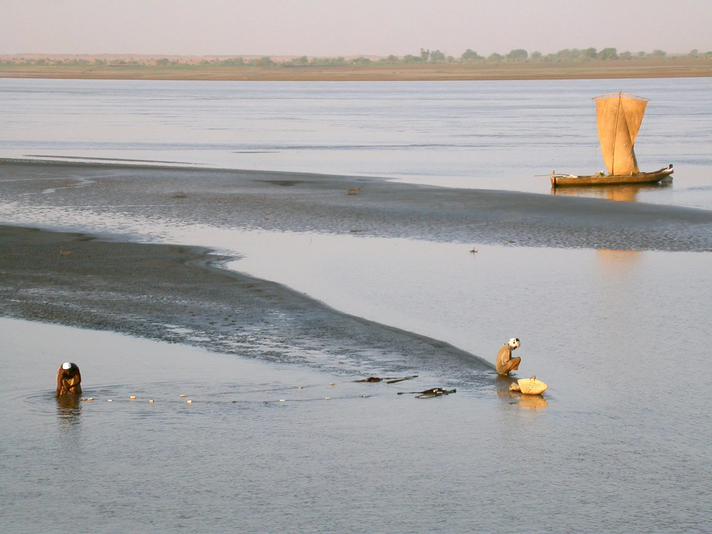 pécheurs du Nil, vers Abu Safar, Soudan