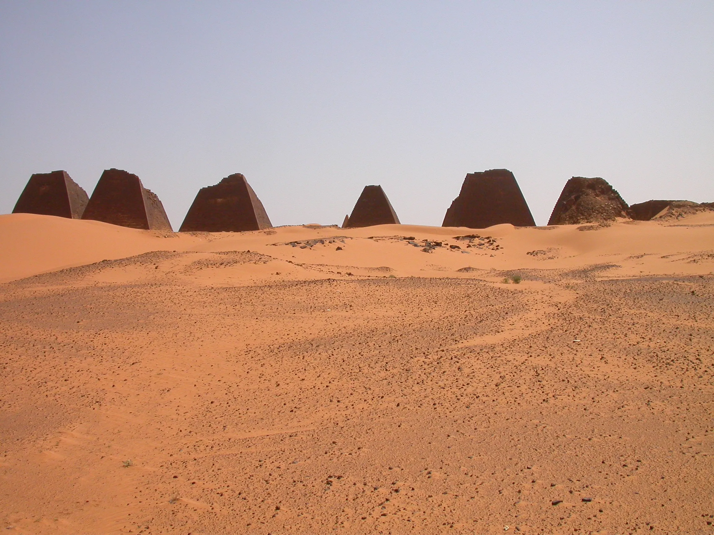 pyramides de Meroé, Soudan