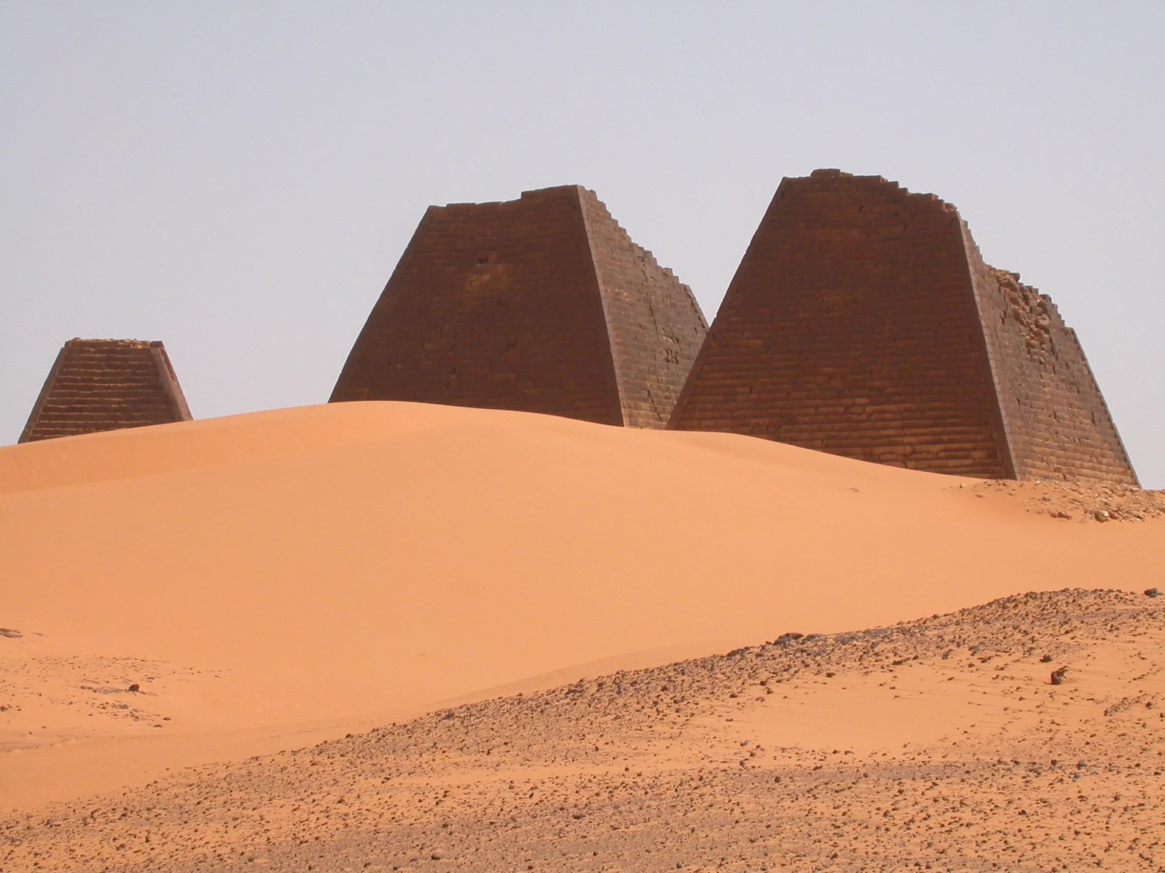 pyramides de Meroé, Soudan