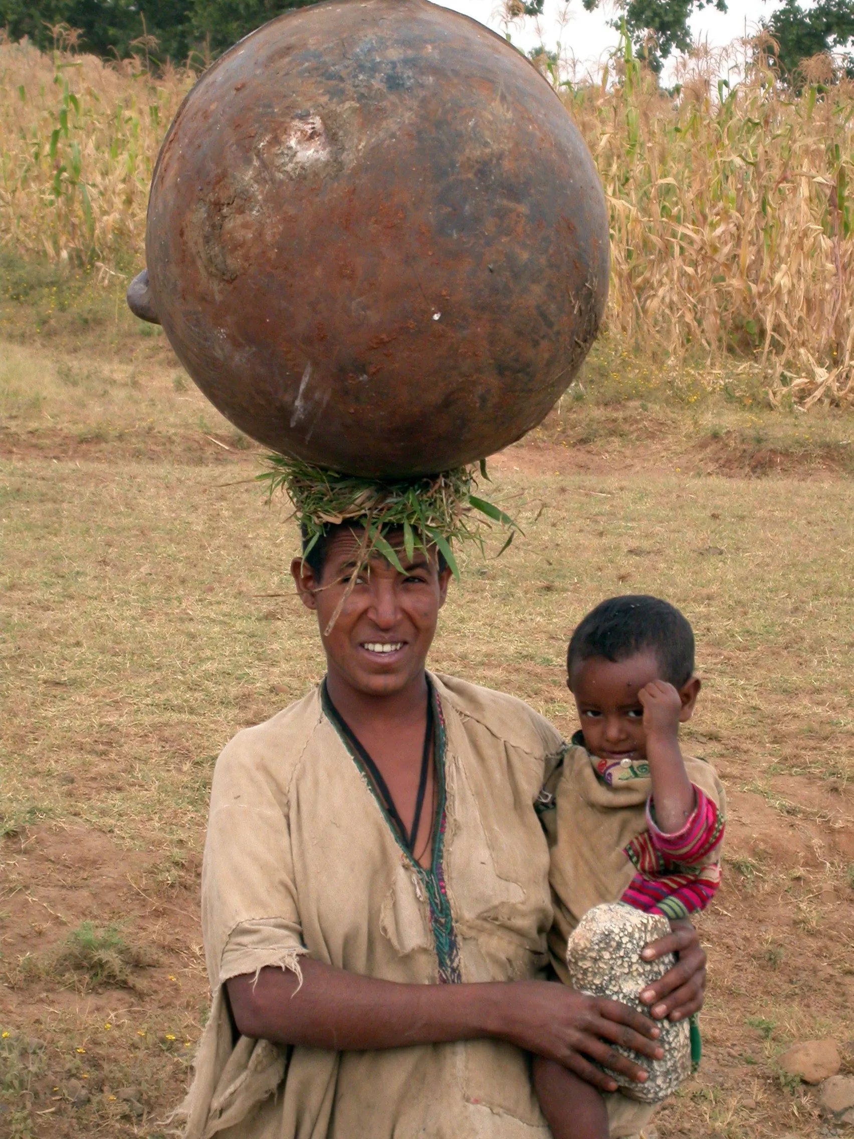 après Werota, Amhara, Ethiopie