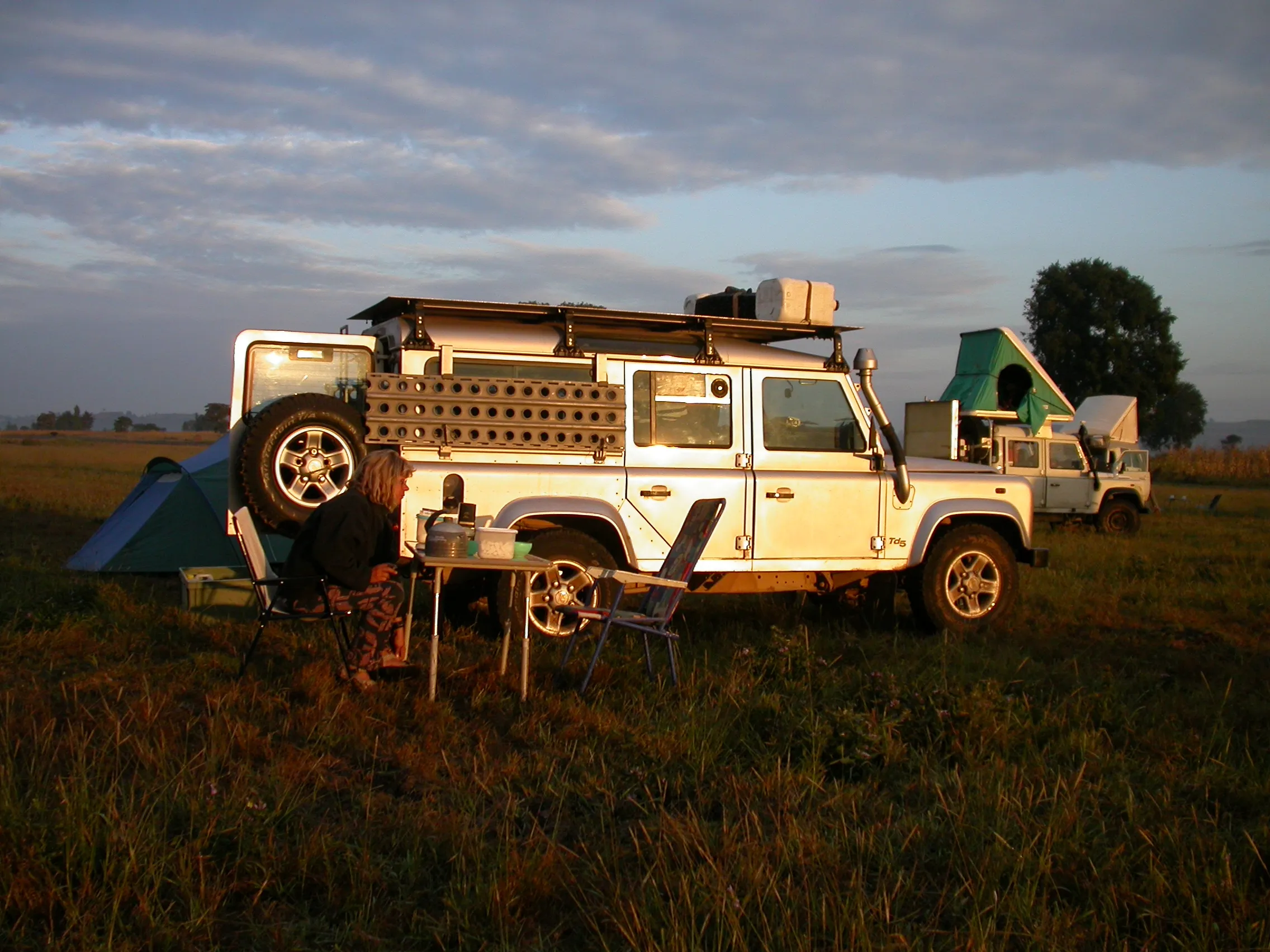 bivouac vers Tississat, Ethiopie
