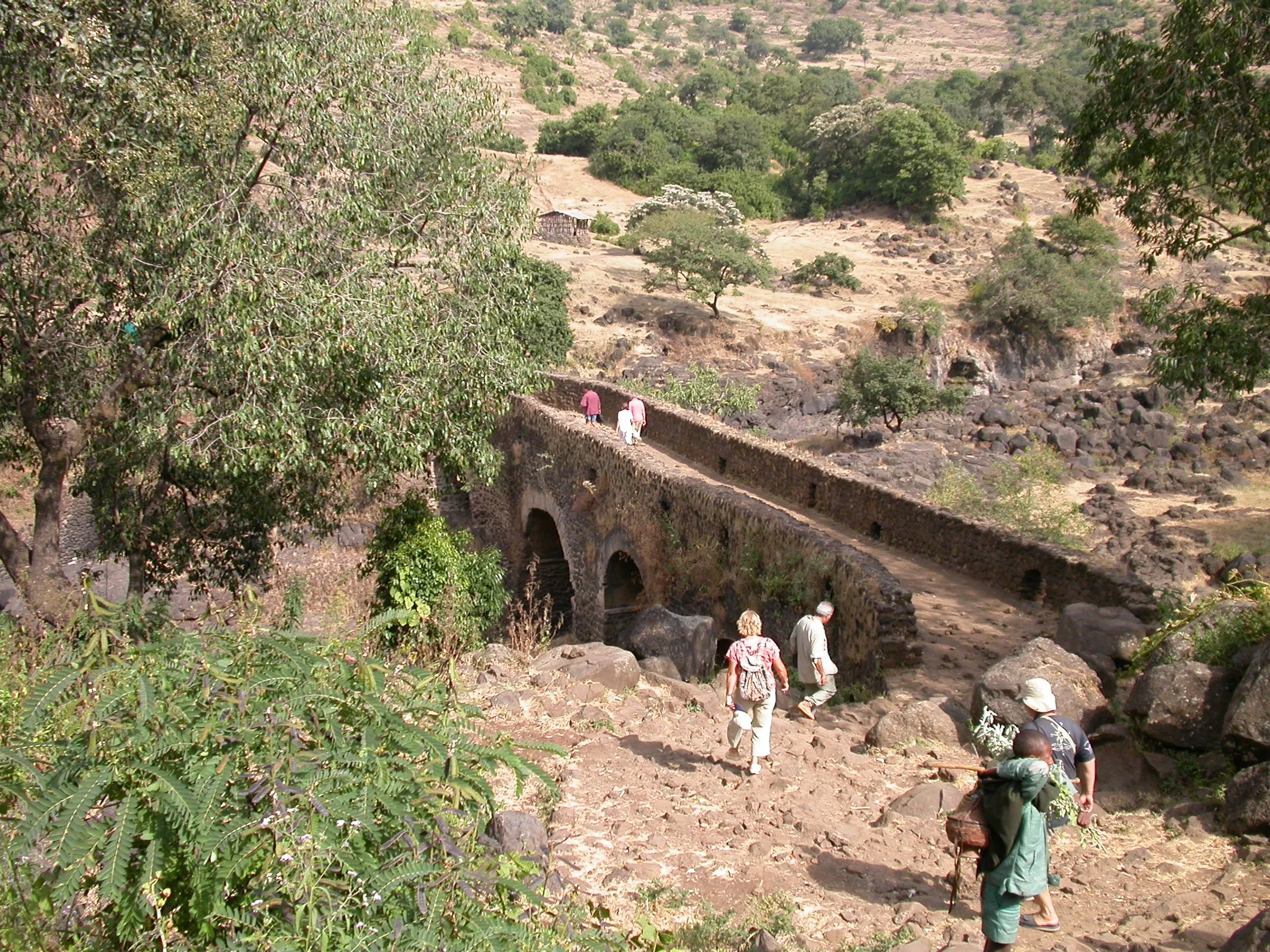 pont sur les gorges de Tississat, Ethiopie