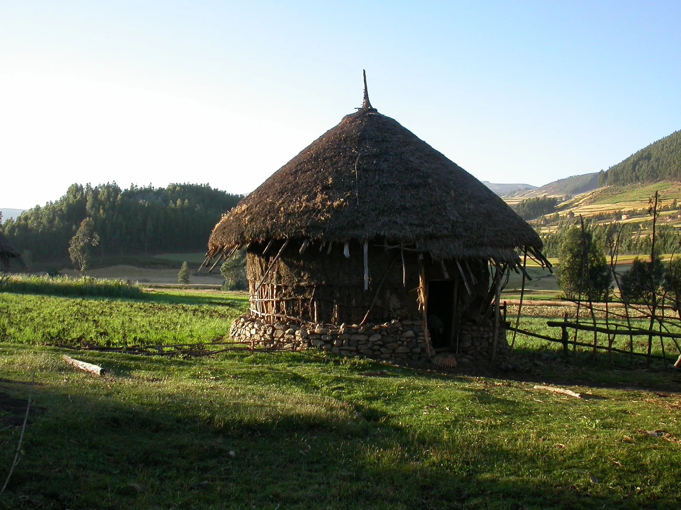 Kimir Dingay, bivouac après Debré Tabor, Ethiopie