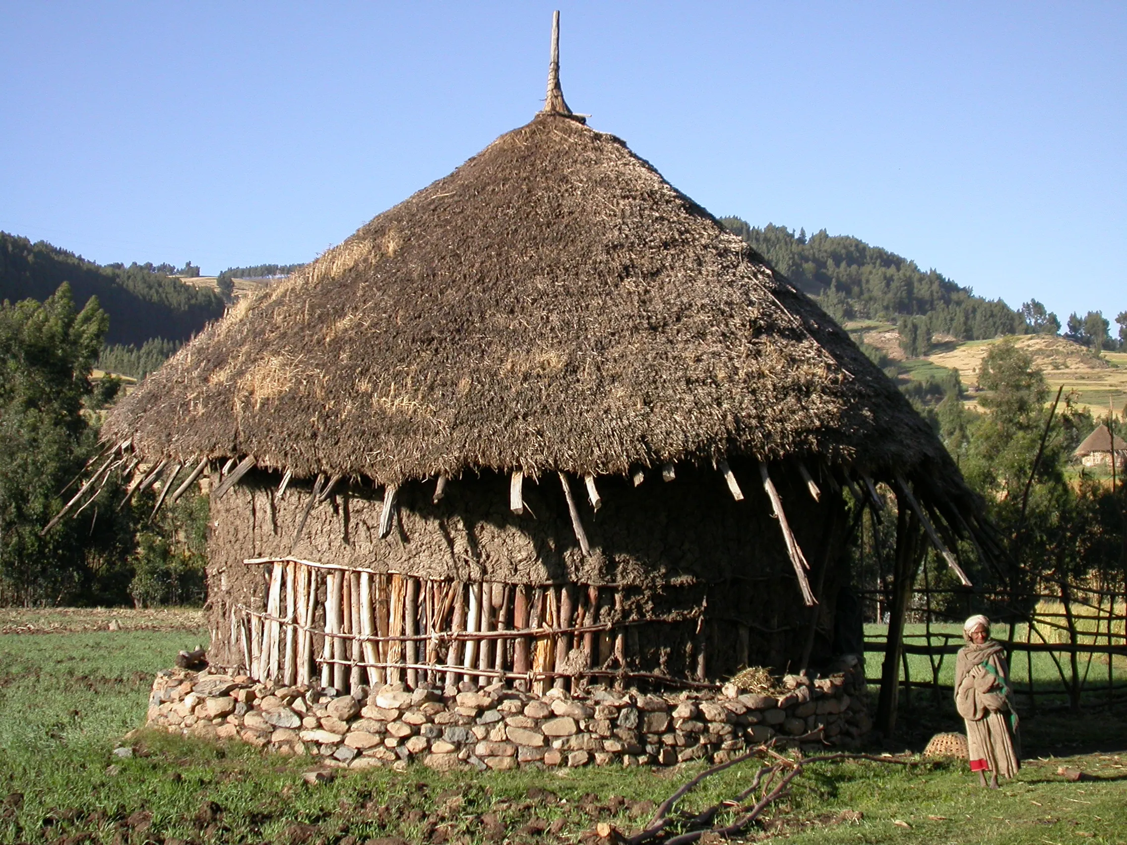 Kimir Dingay, bivouac après Debré Tabor, Ethiopie