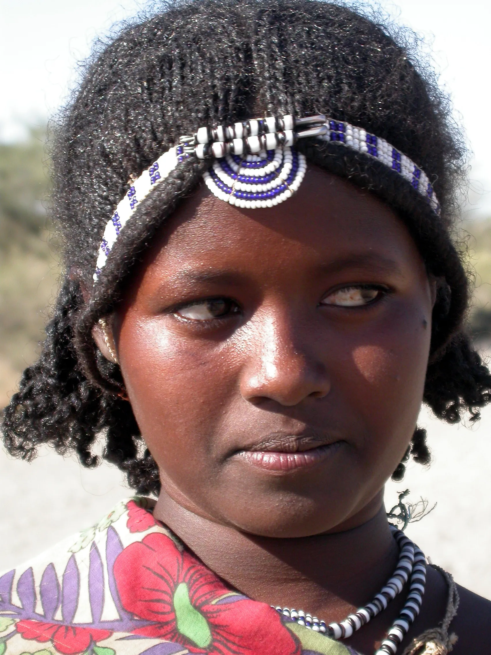 jeune Afar, vers Asayita, Ethiopie