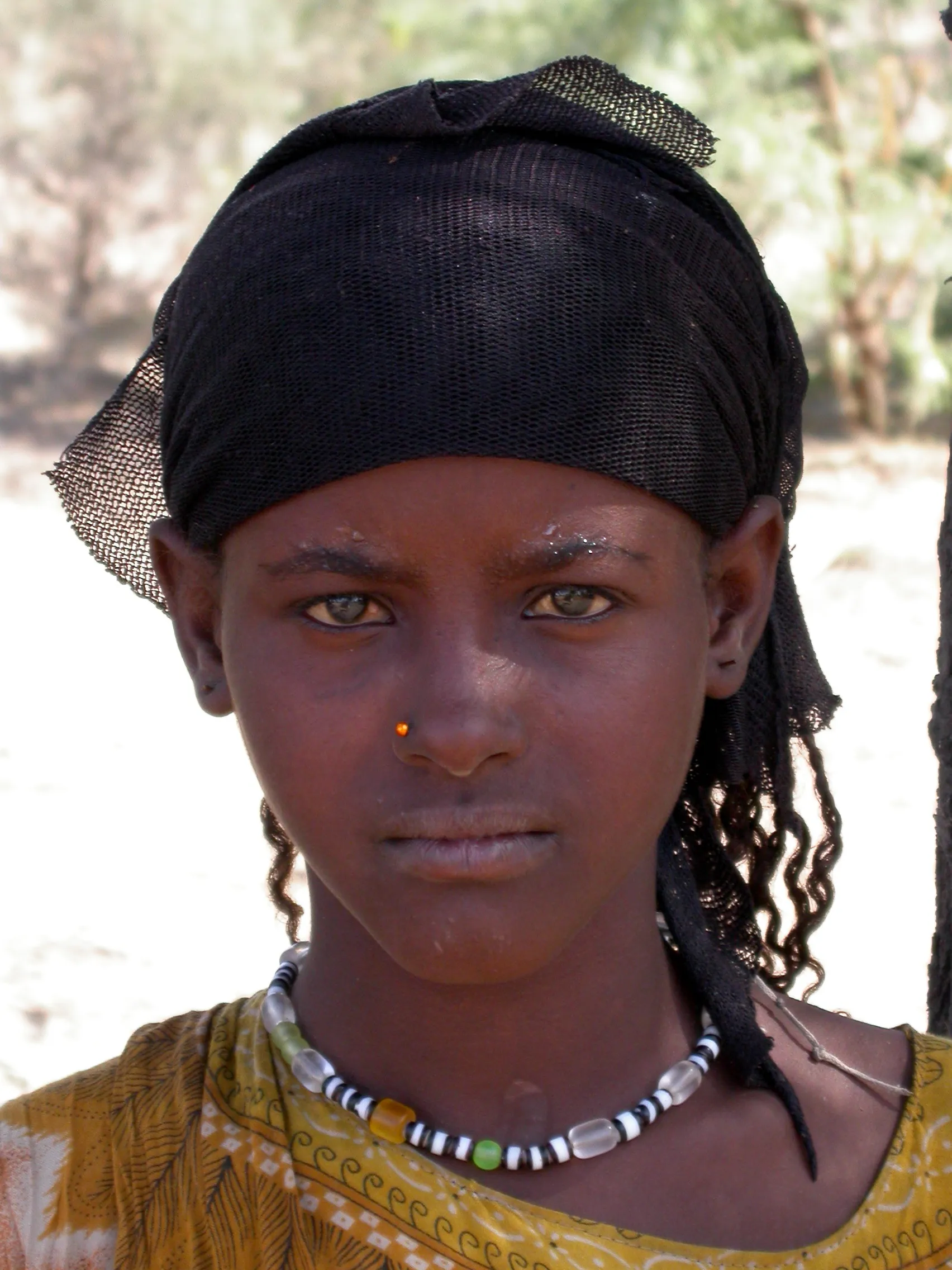 jeune Afar, vers Asayita, Ethiopie