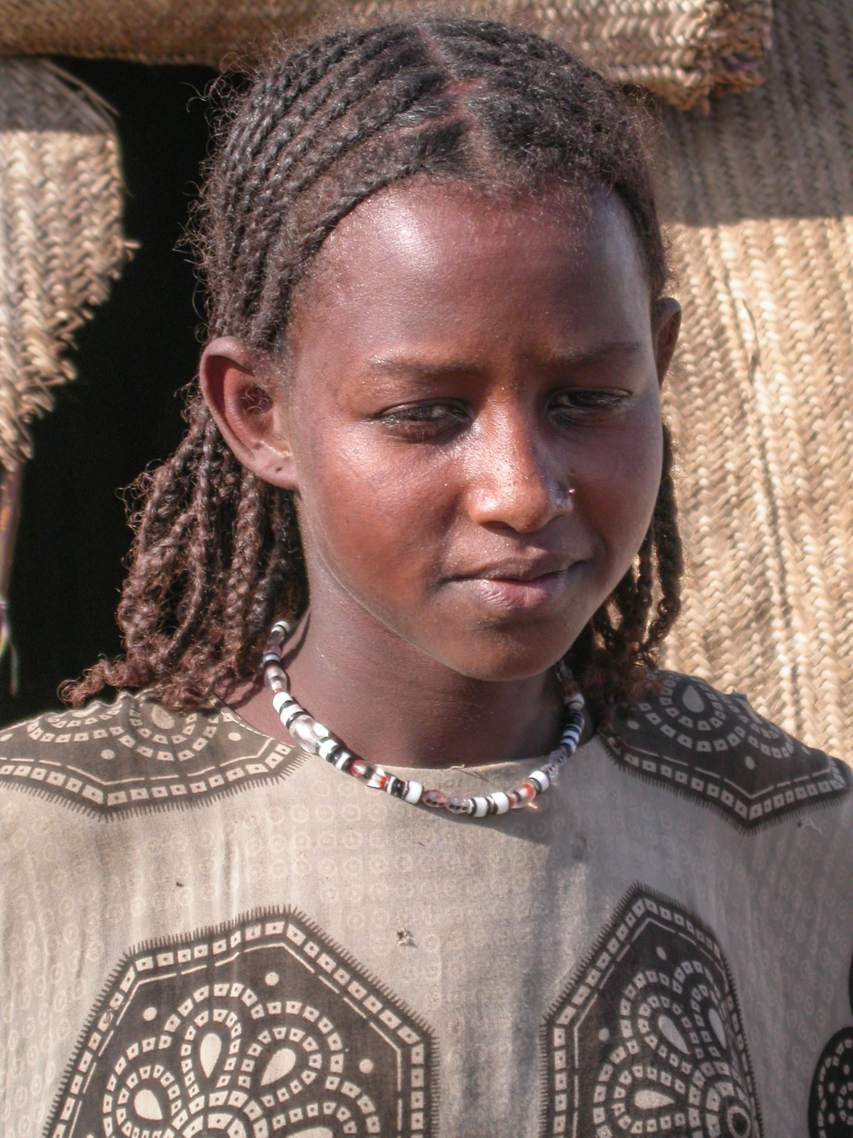 jeune Afar, vers Asayita, Ethiopie