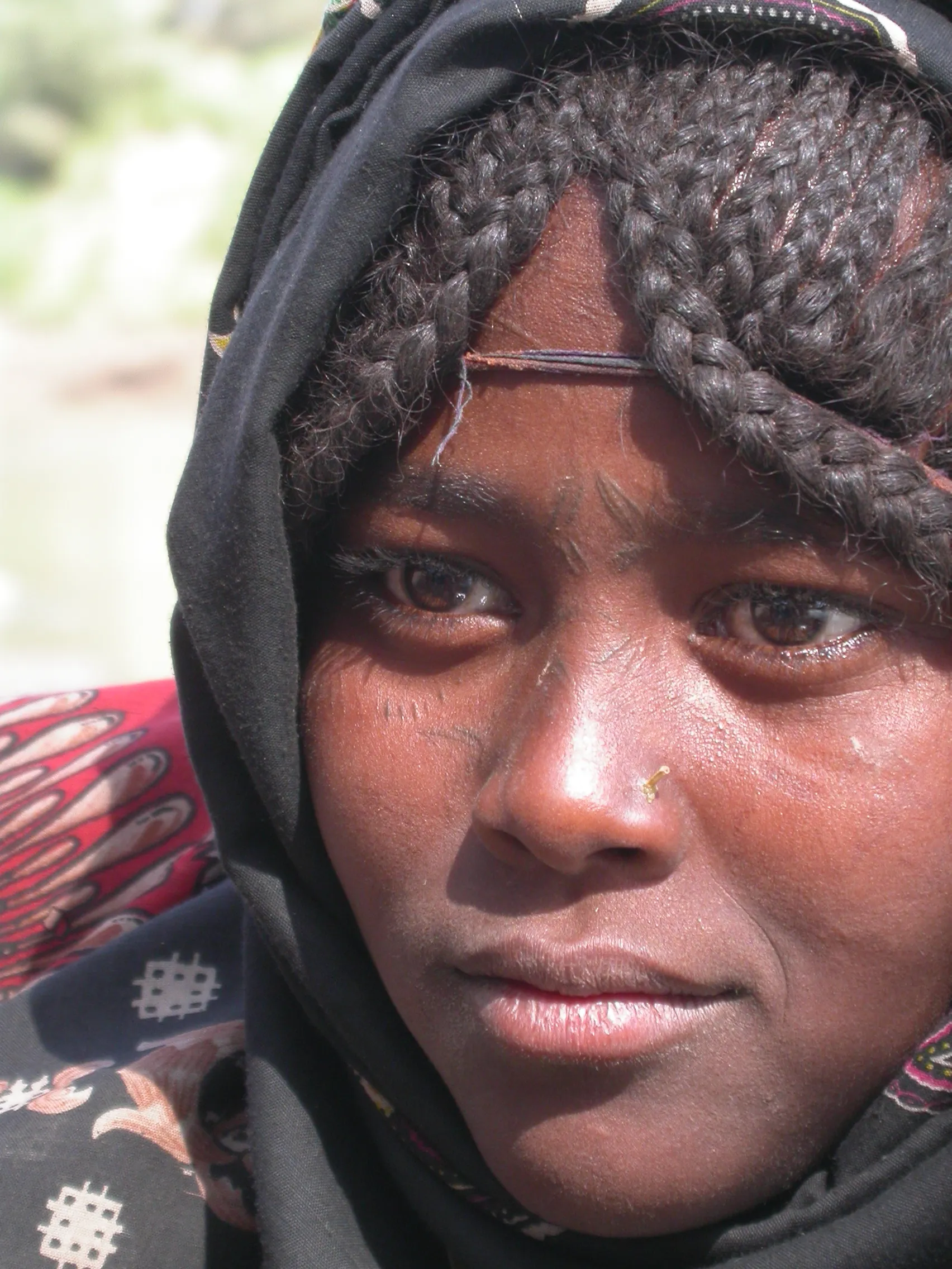 pendant la corvée d´eau, Awash river, Ethiopie