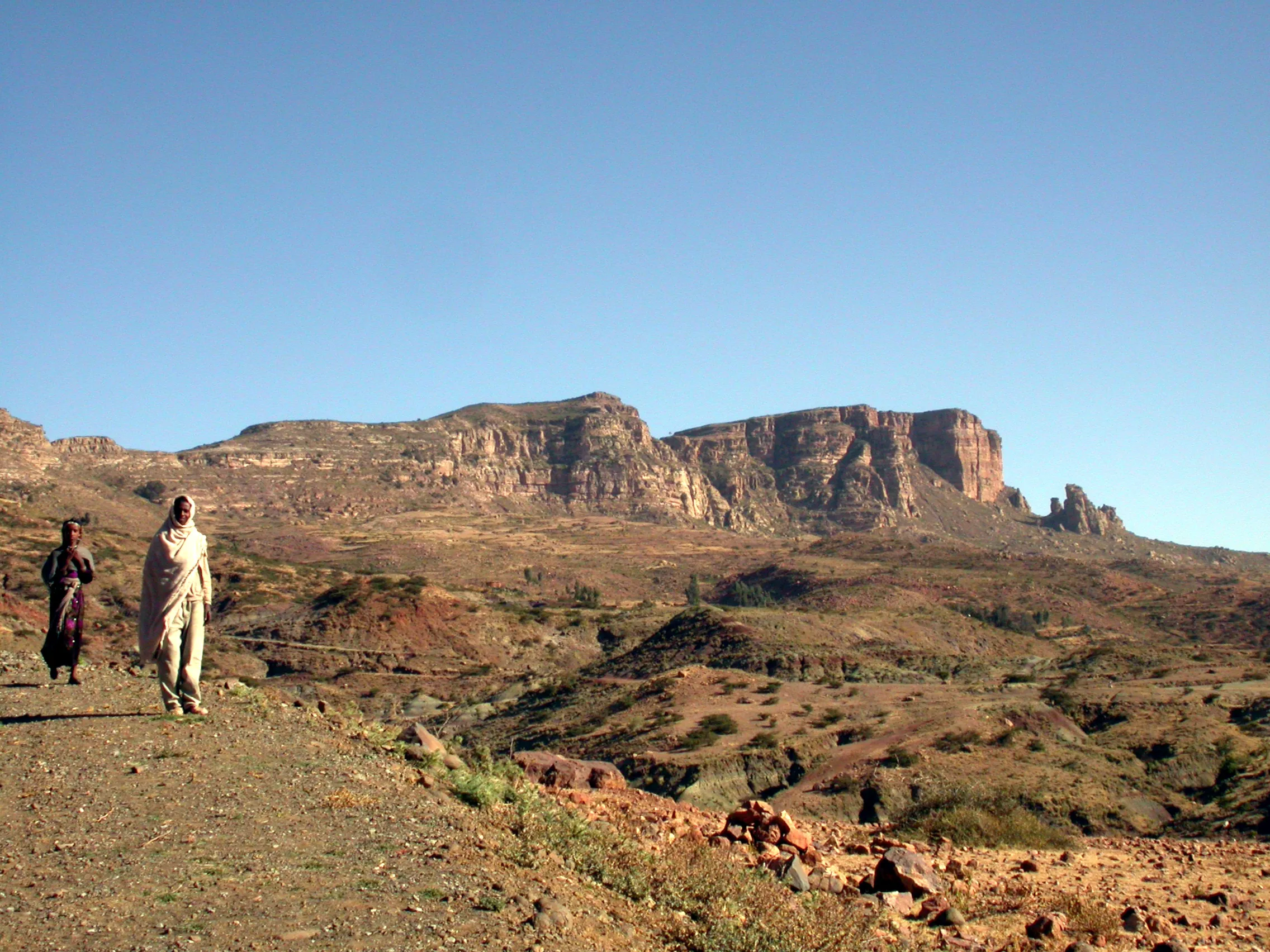 entre Samré et Abergélé, Tigray, Ethiopie