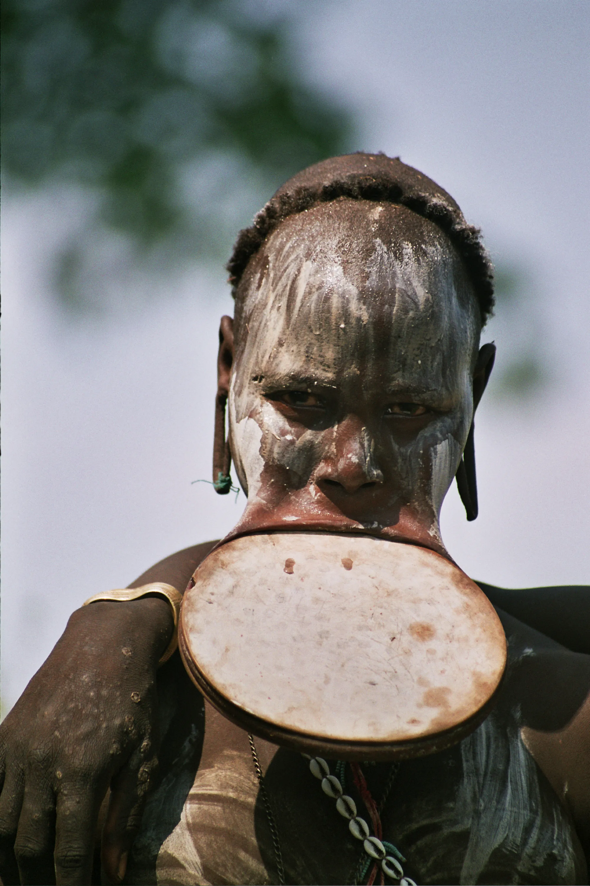 village Mursi, Omo River, Ethiopie