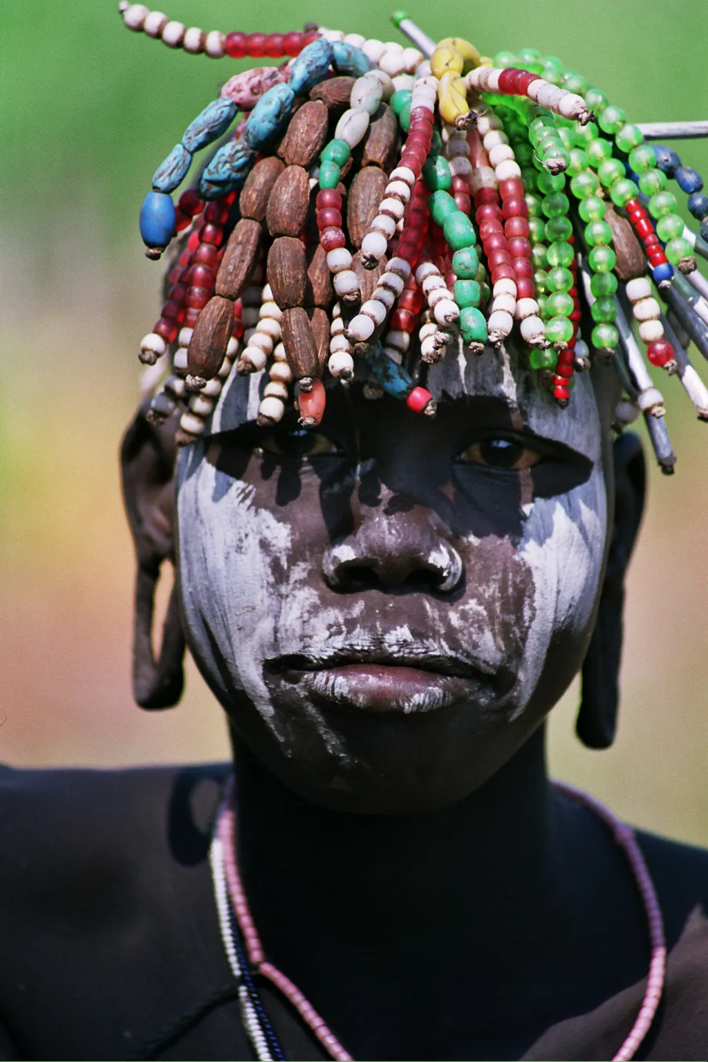 village Mursi, Omo River, Ethiopie