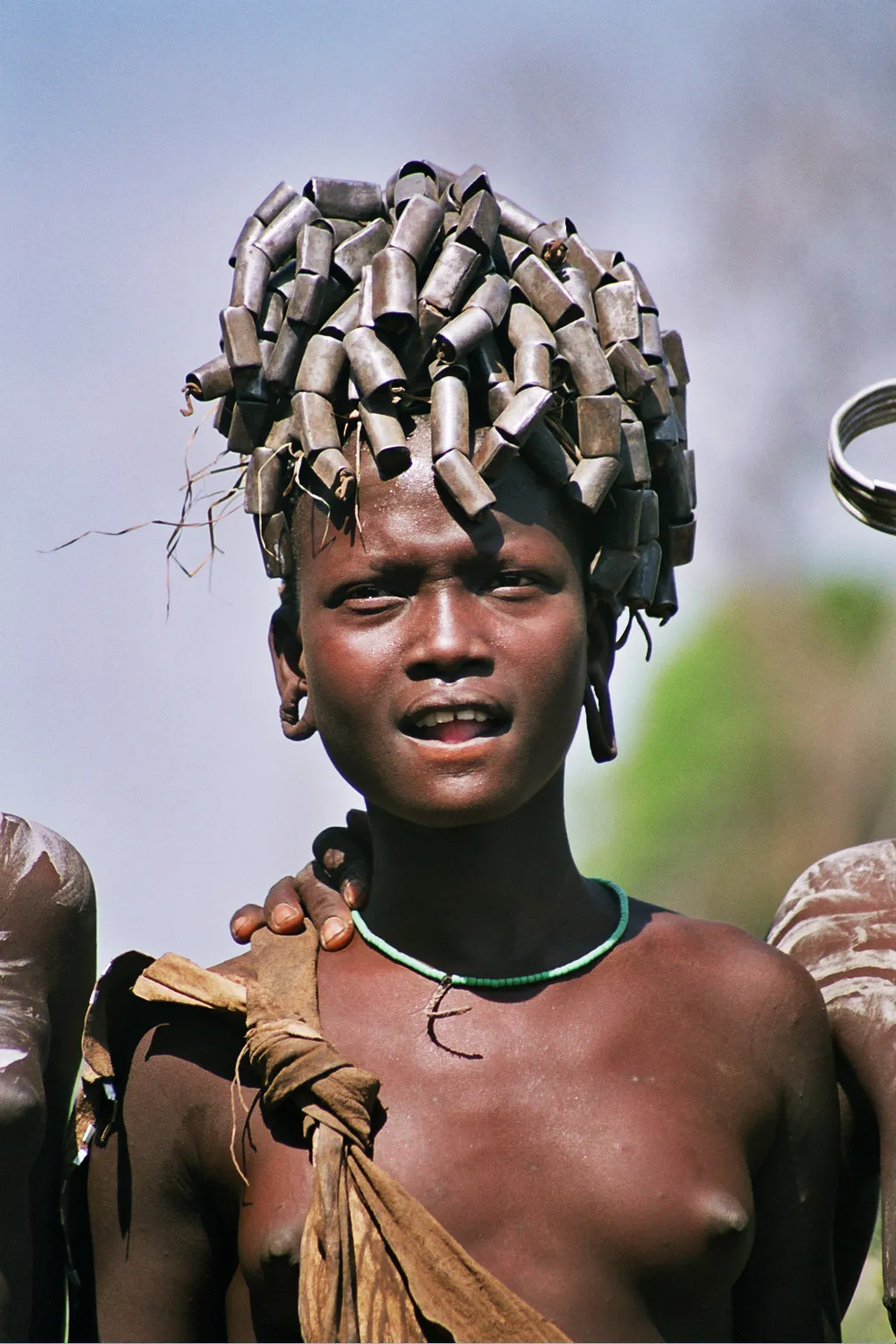 village Mursi, Omo River, Ethiopie