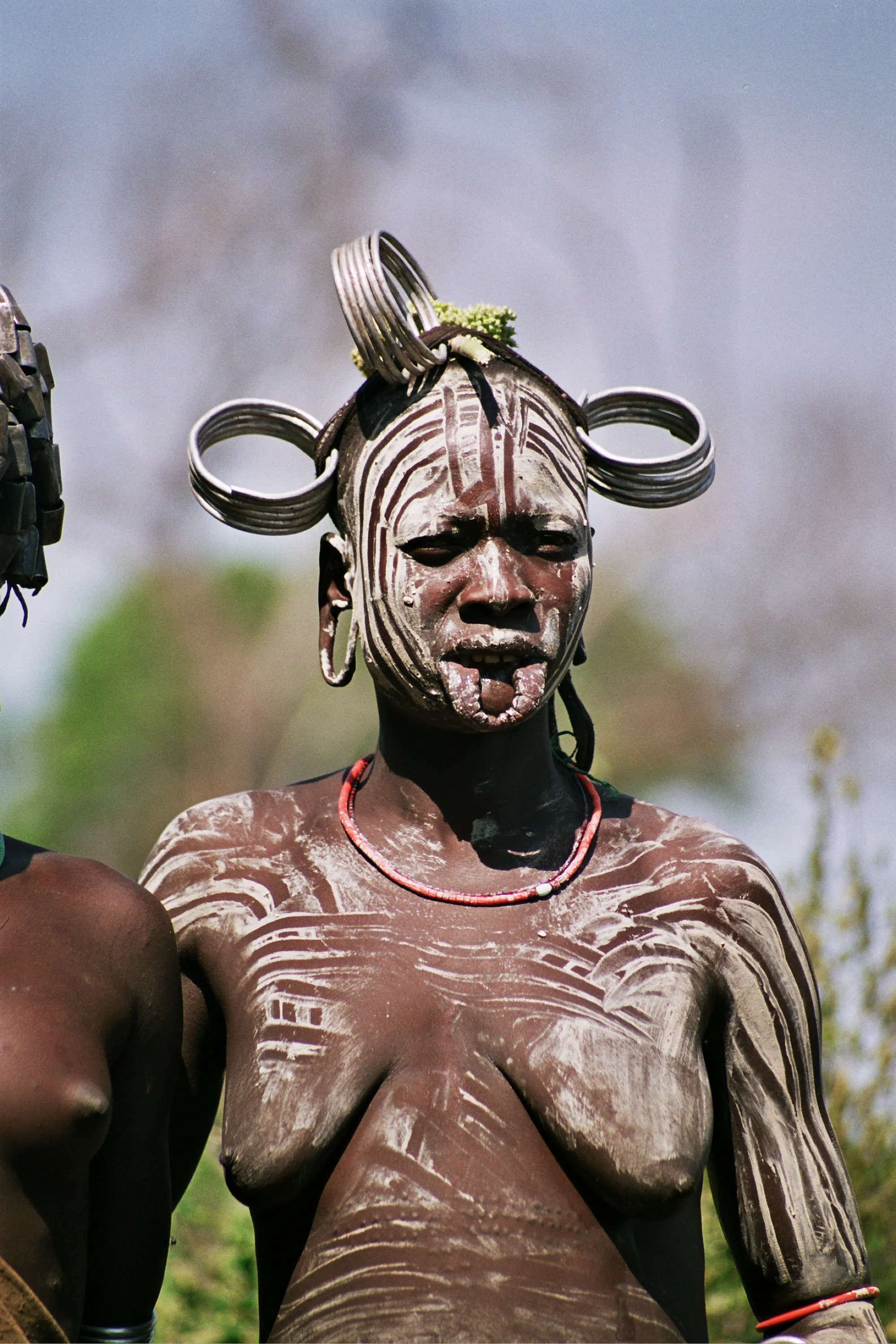 village Mursi, Omo River, Ethiopie