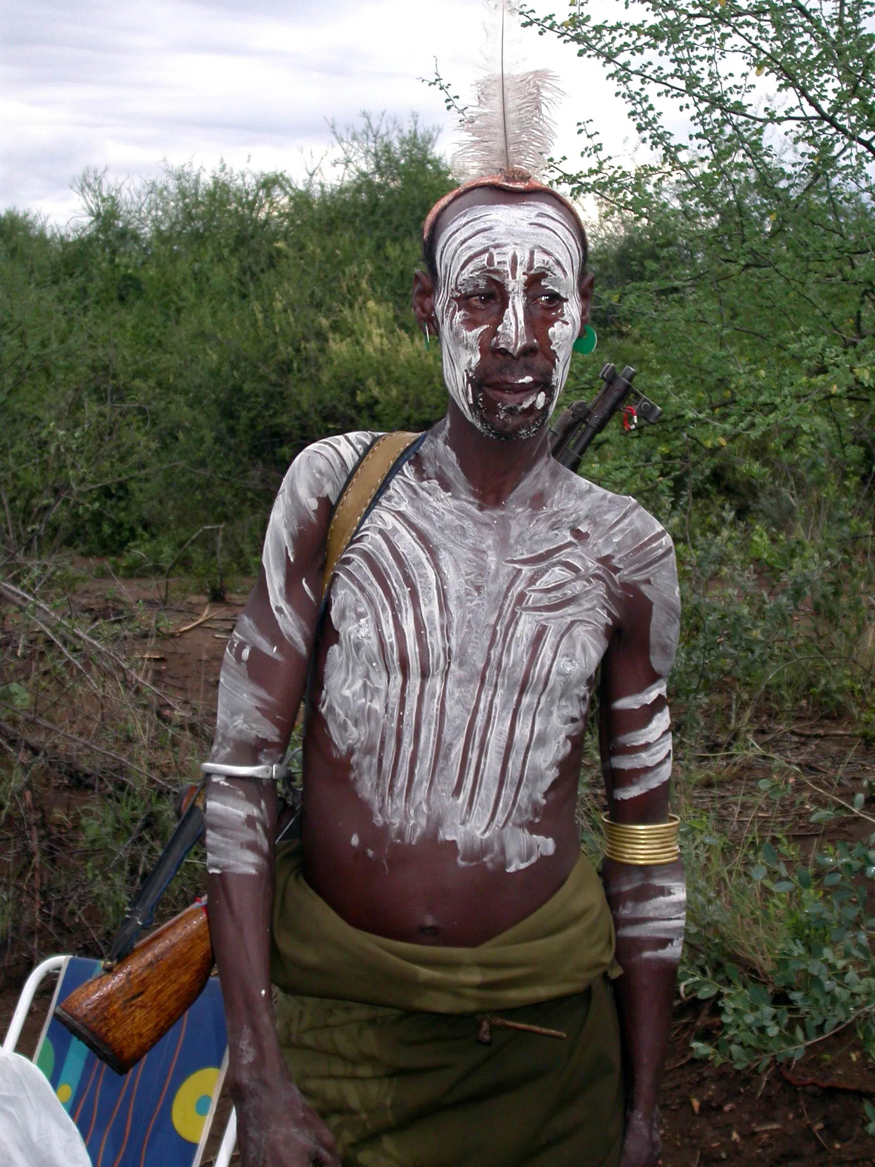 chez les Karos, Omo River, Ethiopie