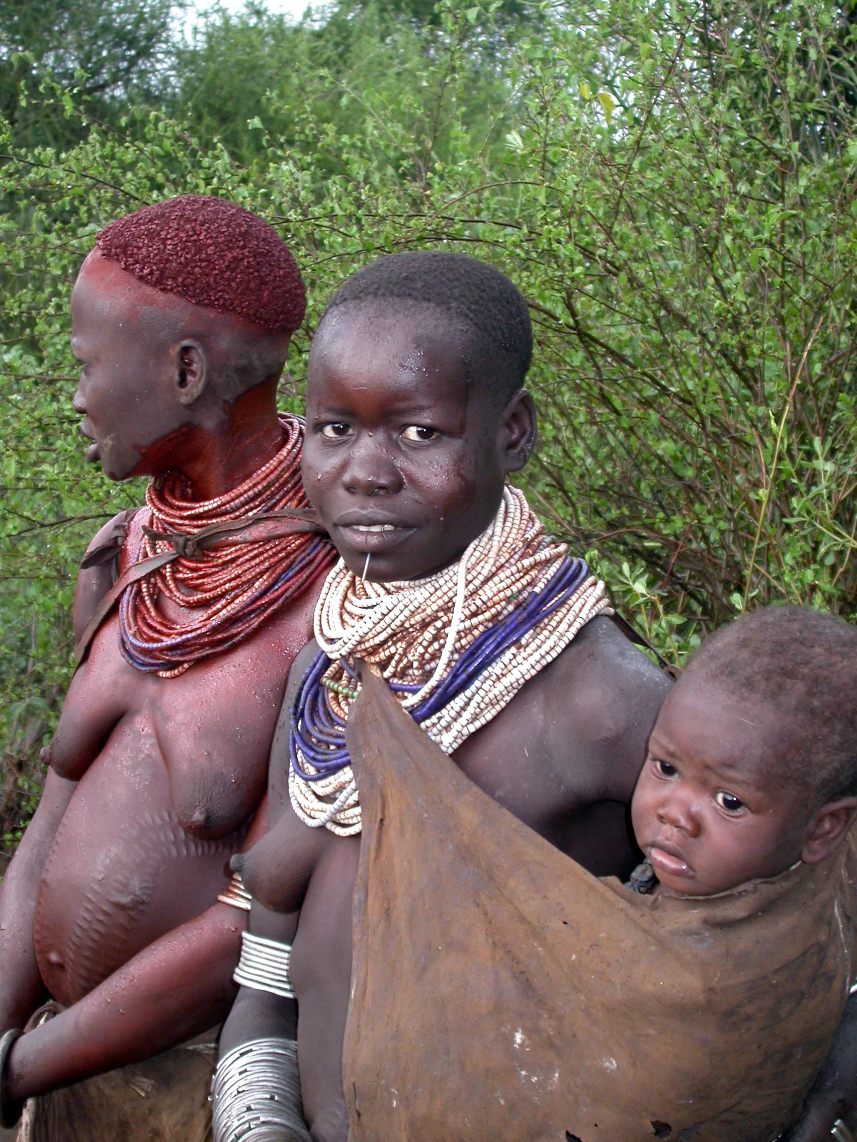 chez les Karos, Omo River, Ethiopie