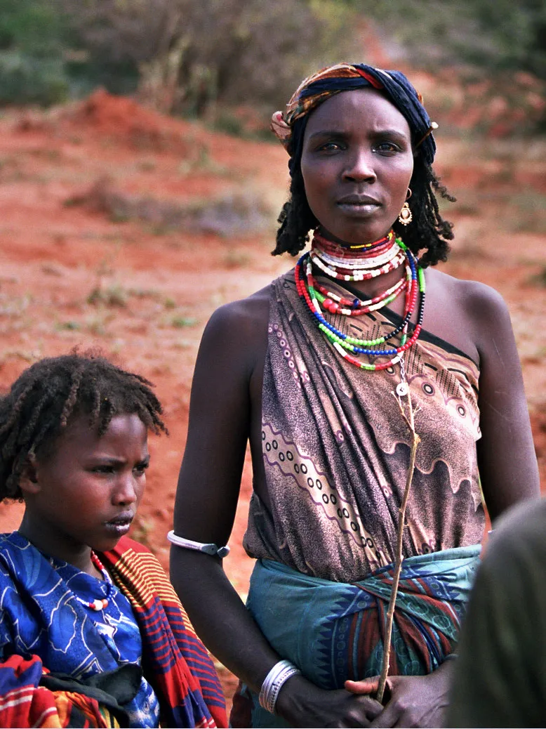 entre Weito et Konso, Omo River, Ethiopie