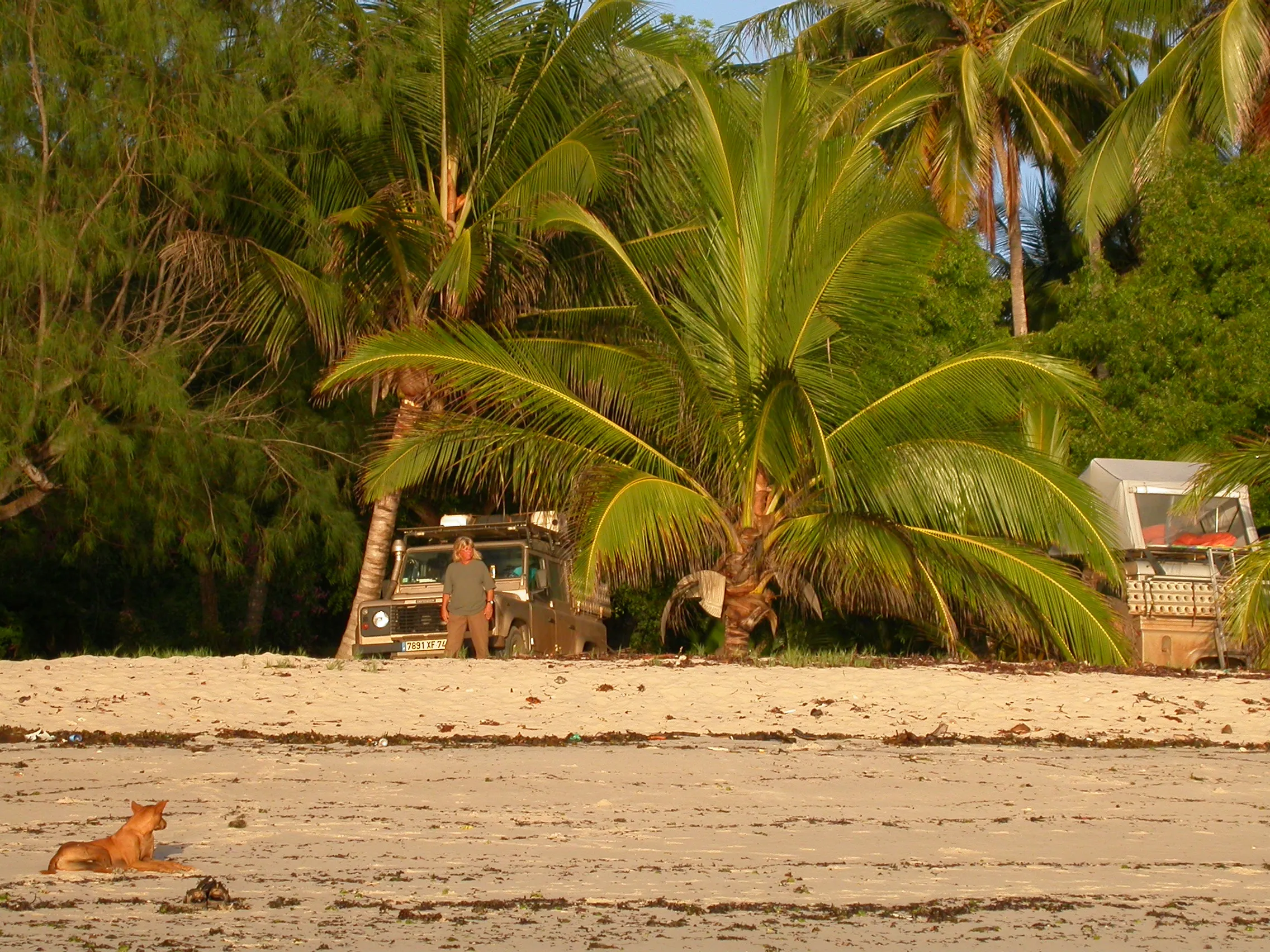 Tiwi plage, vers Mombasa, Kenya
