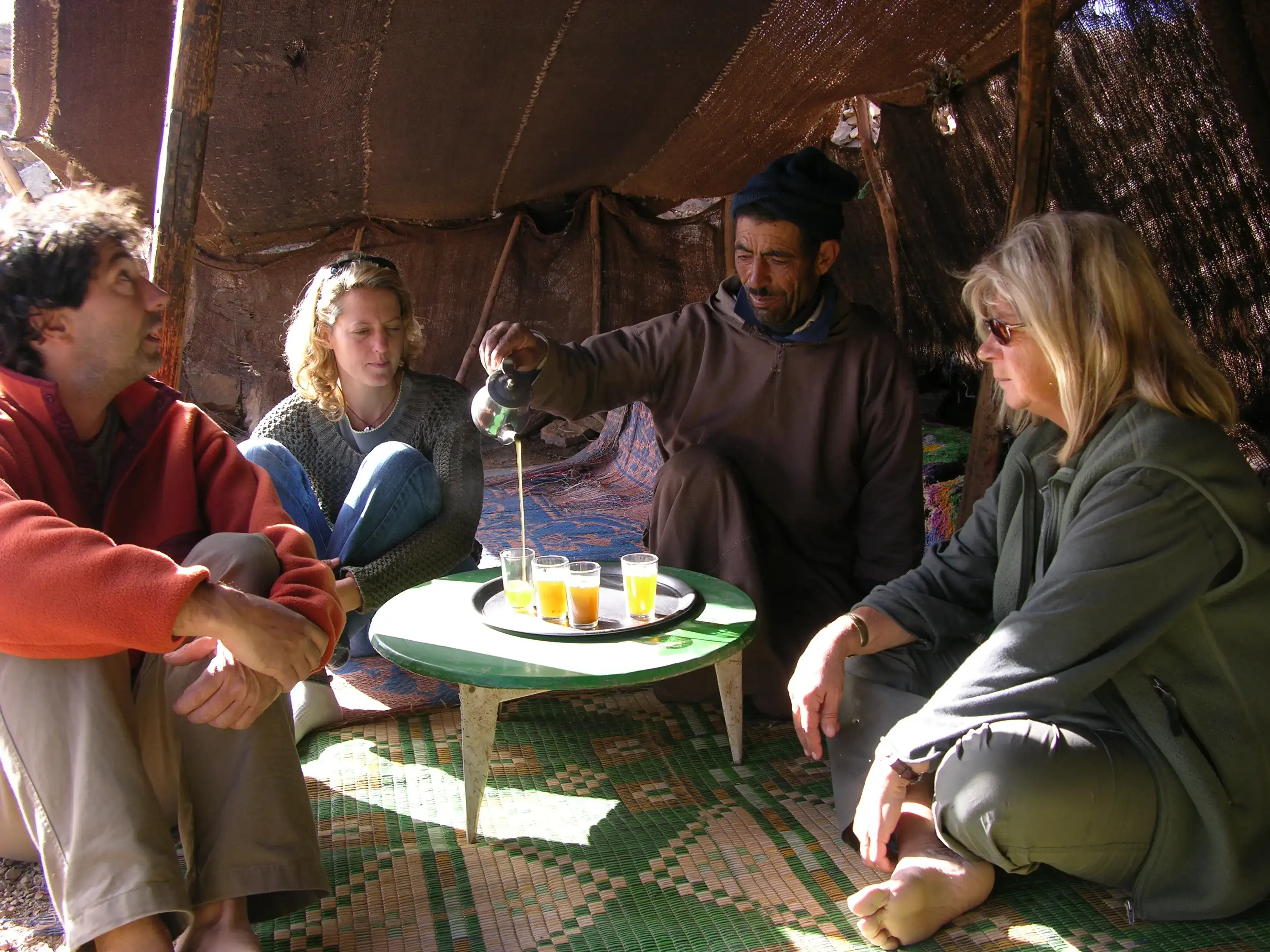 le bivouac vu d'en haut