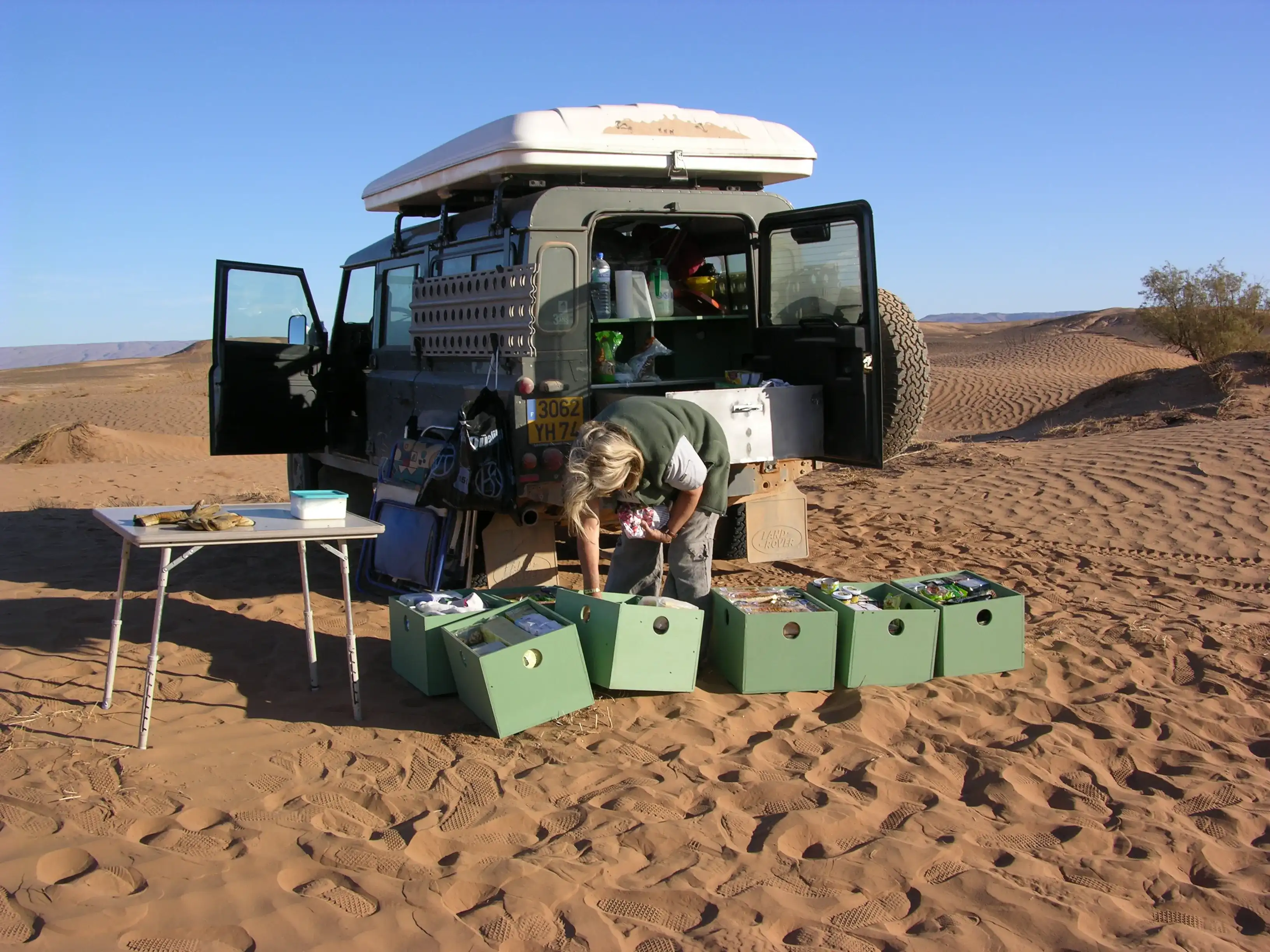 visite au bivouac