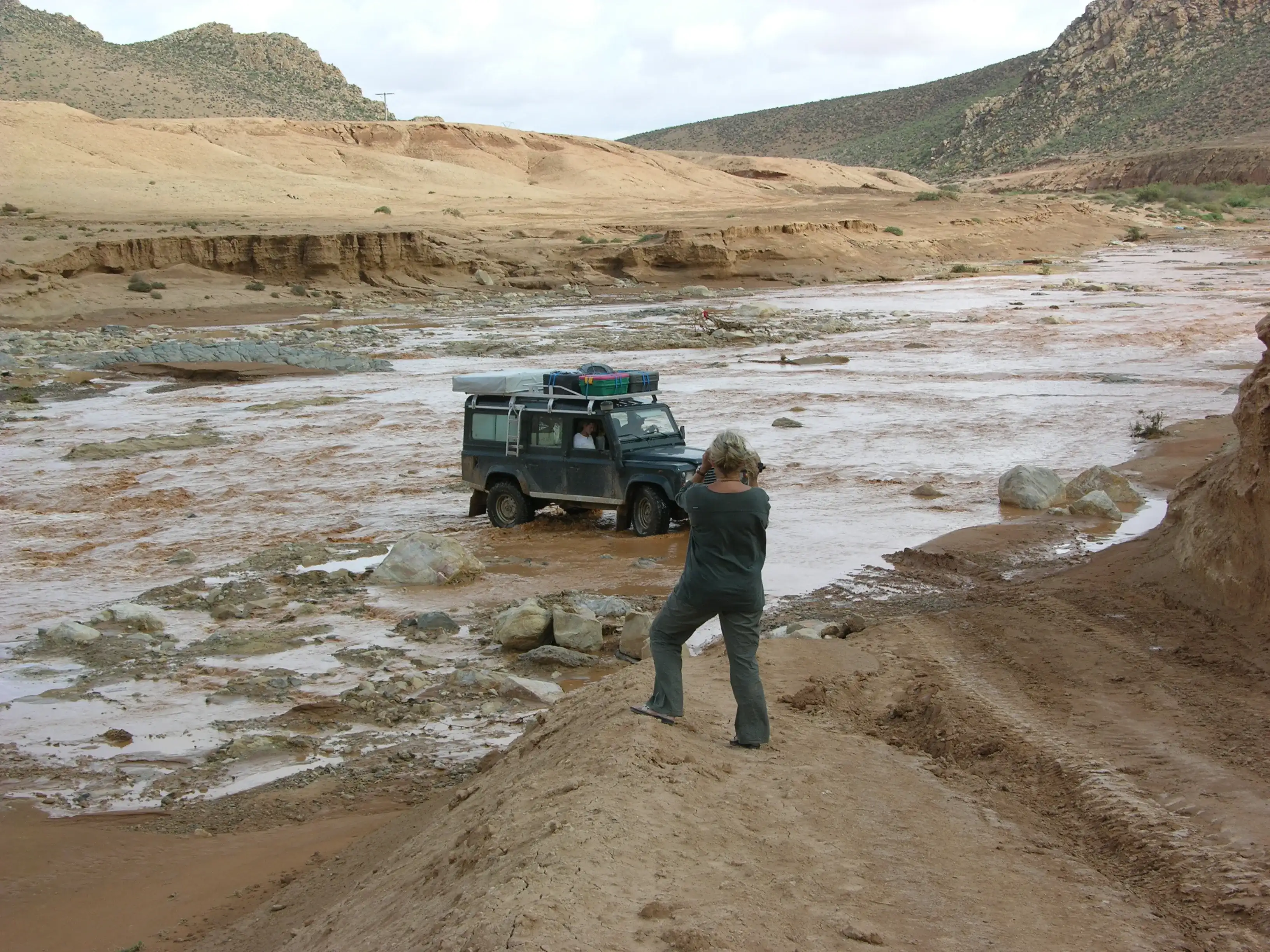 le bivouac vu d'en haut
