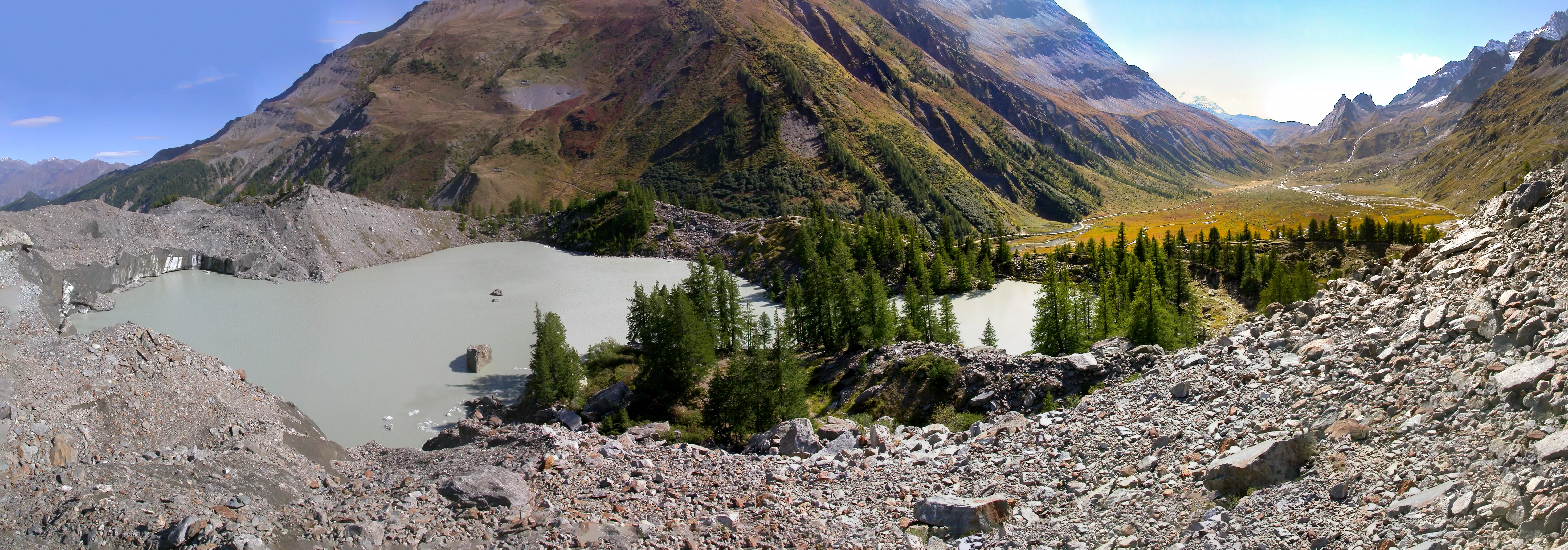Lac Combal et Val Veny