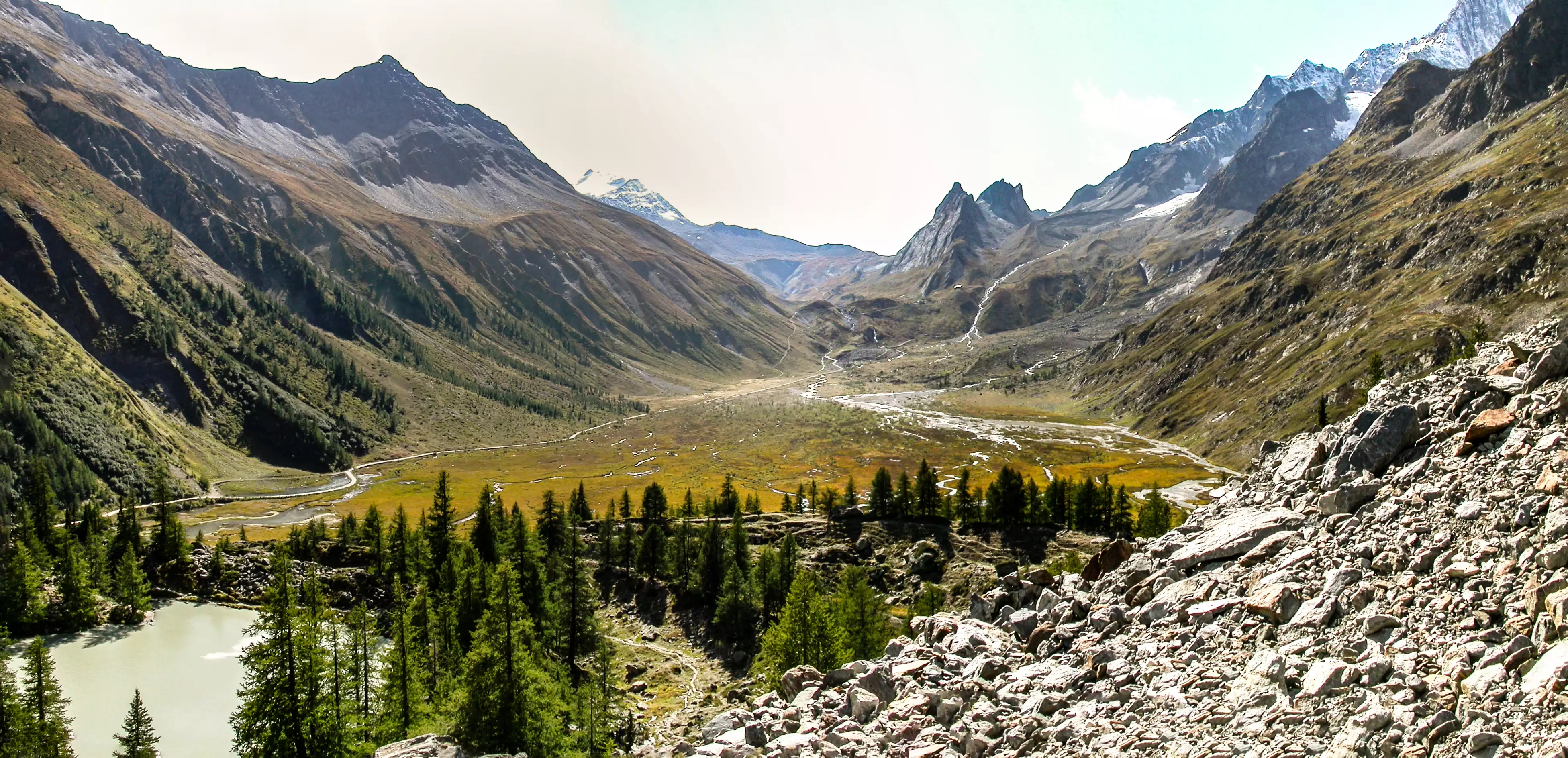Lac Combal et Val Veny