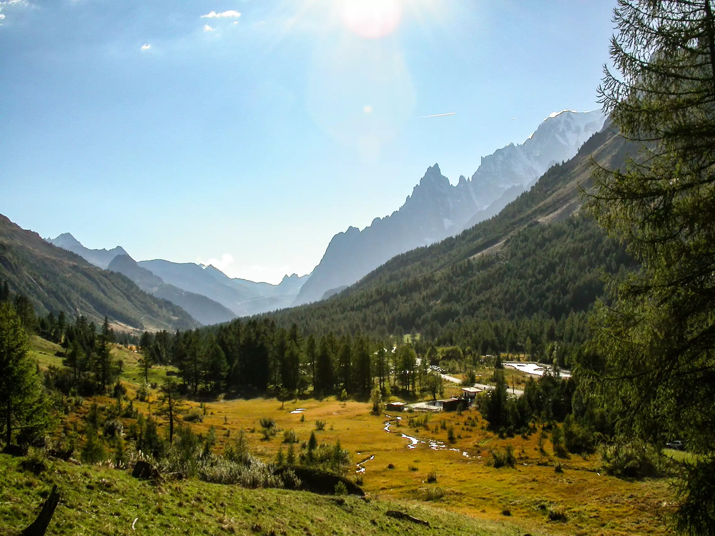 arrivée en bas du Val Ferret