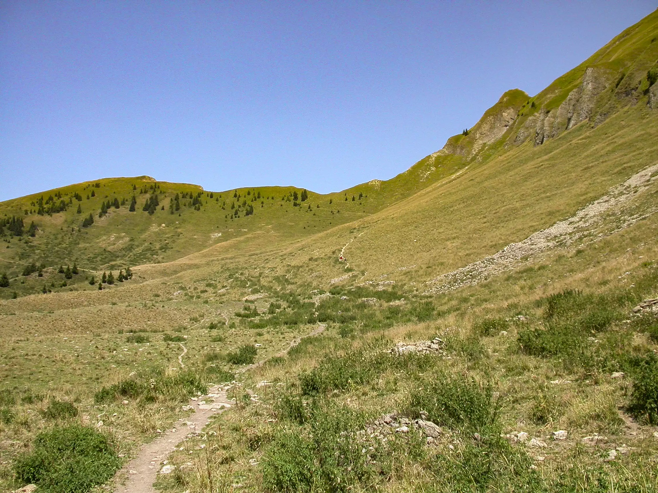 Col du Sosay et descente sur Lessy